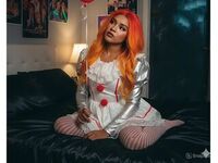 camgirl latex webcam EbonyBloson